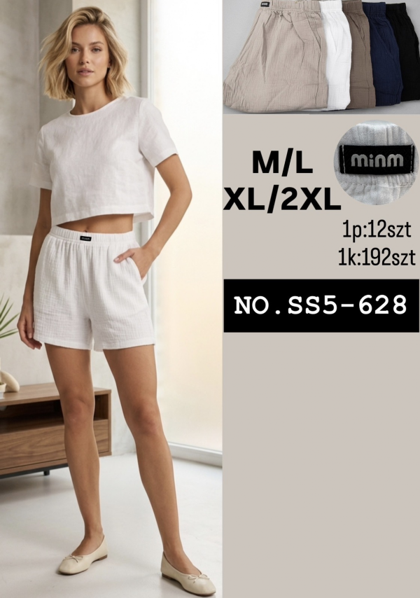 Szorty damskie Roz M/L-XL-2XL, Mix Kolor Paczka 12 szt